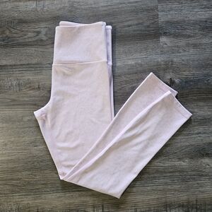 ZYIA Active Baby Pink Sparkly Cheetah Print Yoga Leggings